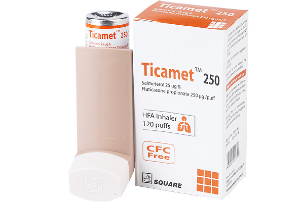 Ticamet 250 Inhaler